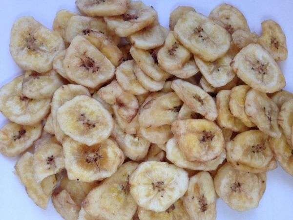Bananen Scheiben geröstet & gesüßt